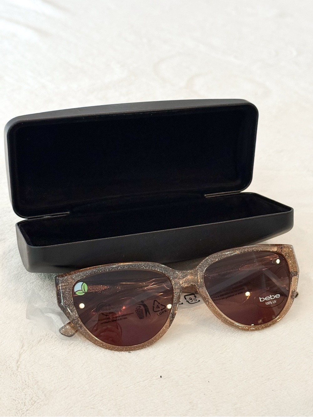 NWT✨ Bebe Topaz Glitter Sunglasses BB7269